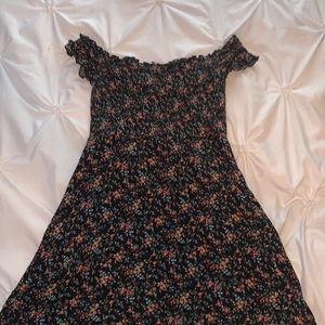 Floral Black Dress size medium